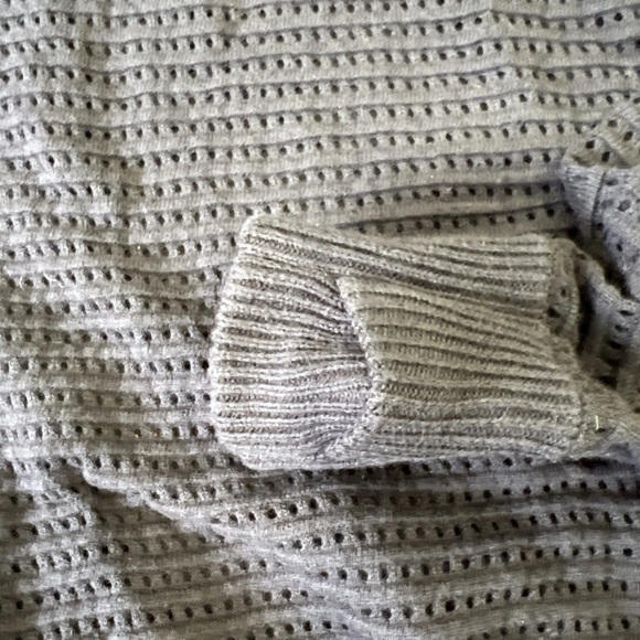 Lululemon Pointelle Knit Cotton Sweater Small Black NWT Open Weave Crewneck - Picture 4 of 9